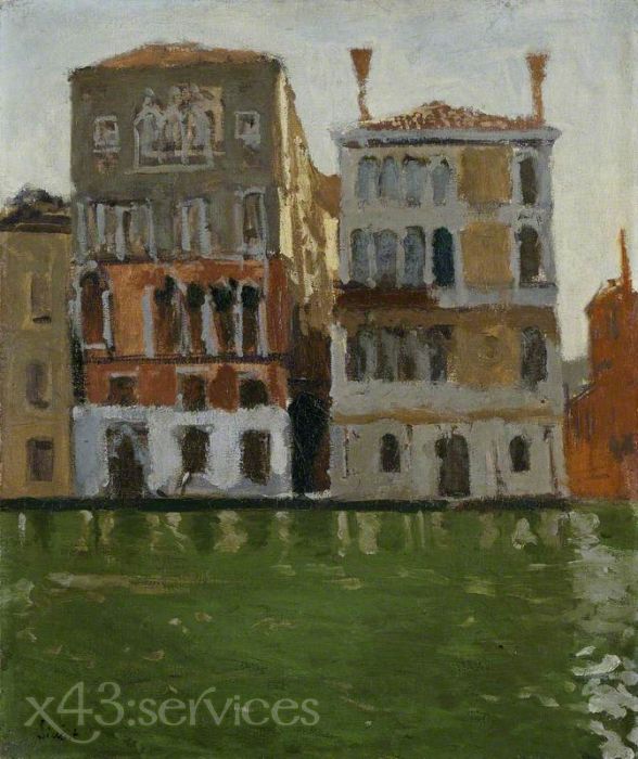 Walter Richard Sickert - Palazzo Eleonara Duse Venice